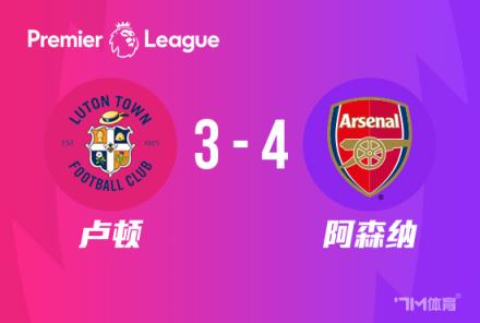 英超-賴斯讀秒絕殺 阿森納4-3盧頓暫列榜首
