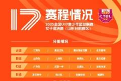 U17女子組決賽將于山東日照舉行，5日-7日進行小組賽