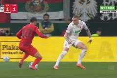 拜仁扳平比分！薩內(nèi)邊路突傳中，穆西亞拉強行轉(zhuǎn)身抽射破門！