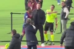 拉菲不滿判罰賽后氣憤離場(chǎng)，特爾斯特根勸解也被一把推開(kāi)