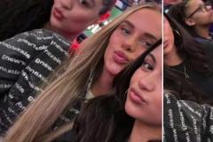 是真養(yǎng)眼??！布朗尼女友、海斯女友、文森特女友組團(tuán)來到雷霆主場看球了！