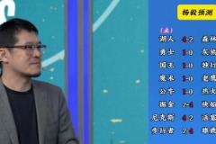 明燈來了！看看楊毅的季后賽預(yù)測：湖人4-2狼 快船4-2掘金