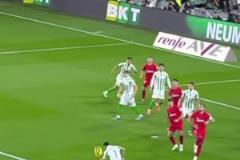 真有點東西！貝蒂斯官方發(fā)布安東尼射門配文：多么接近啊！