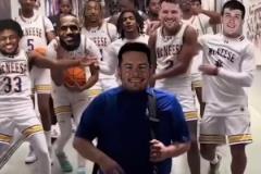 大比分扳成1-1！美媒P圖：三巨頭+布朗尼率隊慶祝勝利