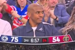 心系老東家&老隊(duì)友！保羅現(xiàn)場觀戰(zhàn)，快船主場球迷熱烈歡迎