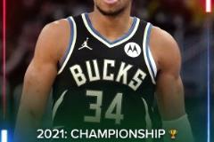 會(huì)離開(kāi)雄鹿嗎？！字母哥連續(xù)三年一輪游，一次黑八+兩次輸給步行者