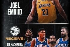 這湖人不得起飛！美媒：湖人可用八村文總電風(fēng)扇克萊伯+兩首輪，去換恩比德