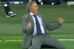 淘汰死敵巴薩！國米球迷和皇馬球迷還記得那個男人的飛奔慶祝嗎？