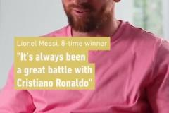 梅西談與C羅的金球競爭：我們都是偉大的競爭者，我們相互促進