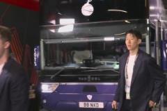 歐聯(lián)決賽無緣首發(fā)！孫興慜西裝革履帥氣抵達(dá)球場！
